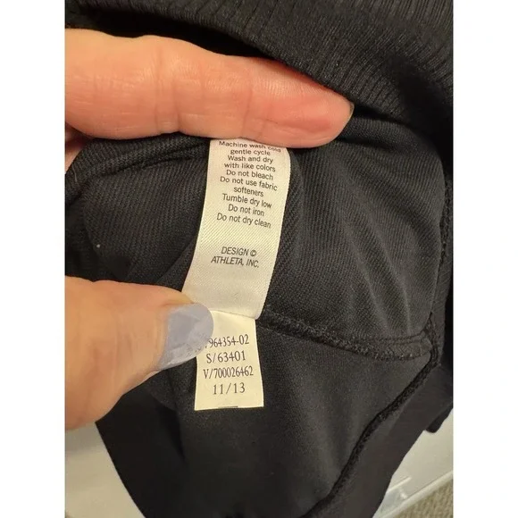 Athleta Zippy Jacket Women's Black Athleisure L - Picture 8 of 10